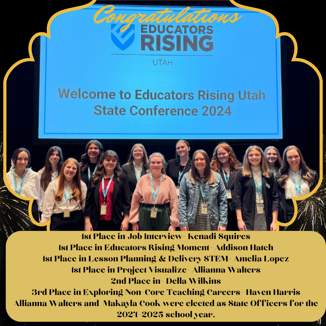 Educators Rising 2024 Convention Winners Advanced Learning Center